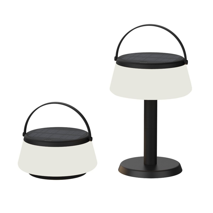 Zuma Line - LED dimmbare solarbetriebene Tischlampe LED/2,2W/2000 mAh IP44 schwarz