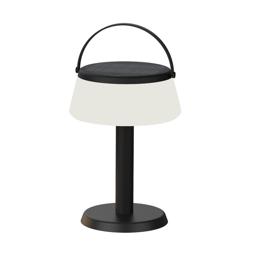 Zuma Line - LED dimmbare solarbetriebene Tischlampe LED/2,2W/2000 mAh IP44 schwarz