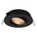 Zuma Line - Einbauleuchte 1xGU10/50W/230V schwarz