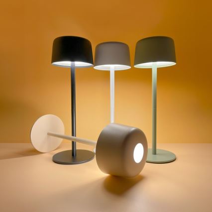Zuma Line - LED dimmbare wiederaufladbare Tischlampe LED/2W/1200 mAh IP44 schwarz