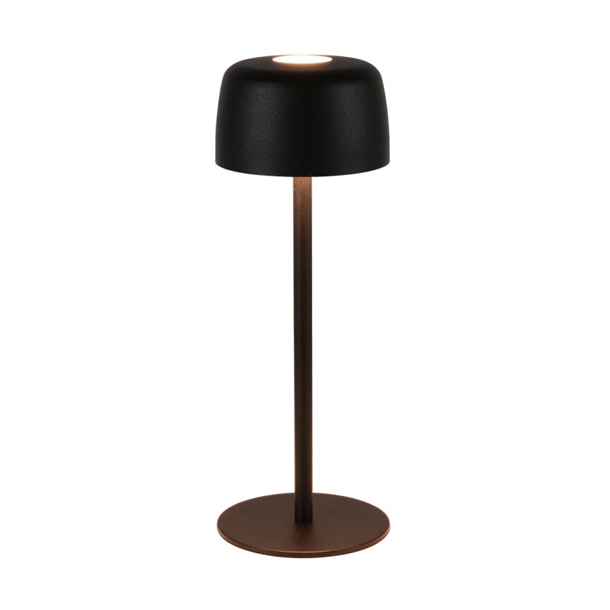 Zuma Line - LED dimmbare wiederaufladbare Tischlampe LED/2W/1200 mAh IP44 schwarz