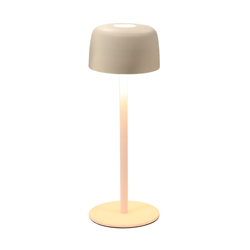 Zuma Line - LED dimmbare wiederaufladbare Tischlampe LED/2W/1200 mAh IP44 cremefarben