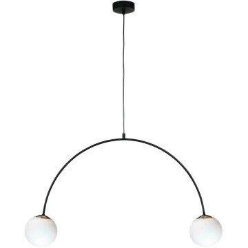 Zuma Line - Hängeleuchte an Kabel 2xE14/10W/230V schwarz