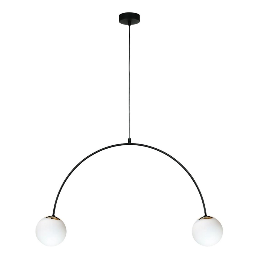 Zuma Line - Hängeleuchte an Kabel 2xE14/10W/230V schwarz