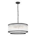 Zuma Line - Kronleuchter an Kette 6xE14/60W/230V schwarz