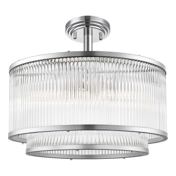 Zuma Line - Kronleuchter an Stange 5xE14/60W/230V glänzendes Chrom