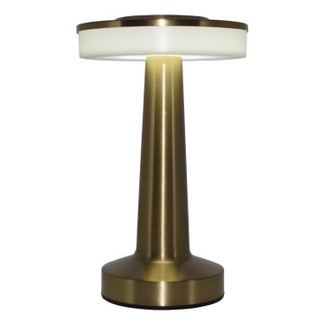 Zuma Line - LED dimmbare wiederaufladbare Tischlampe LED/2,5W/1200 mAh 3000/4000/6000K gold