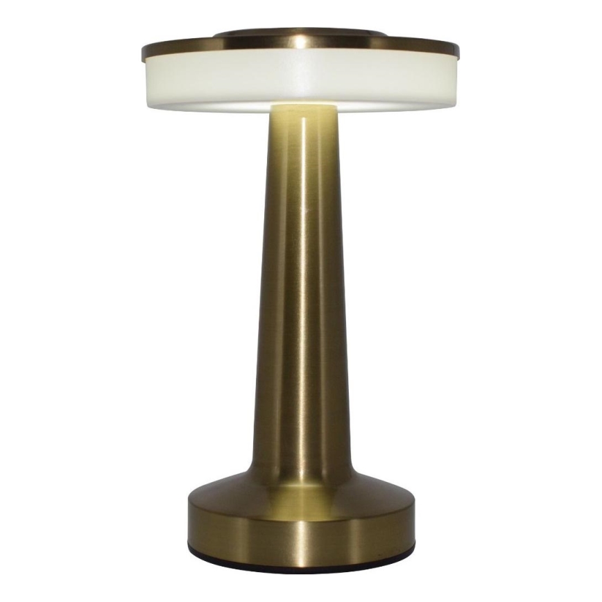 Zuma Line - LED dimmbare wiederaufladbare Tischlampe LED/2,5W/1200 mAh 3000/4000/6000K gold