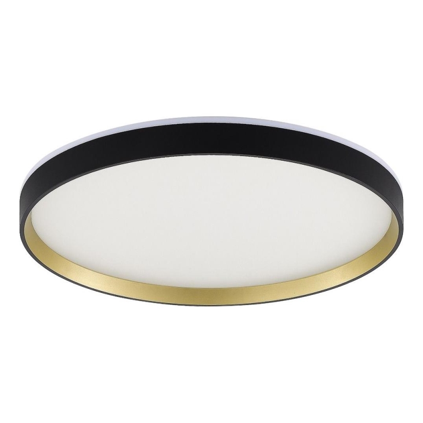 Zuma Line - LED RGBW dimmbare Deckenleuchte LED/32W/230V + LED/8W 3000-6000K schwarz/gold + Fernbedienung