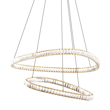 Zuma Line - LED dimmbarer Kristall-Pendelleuchter an Seil LED/36W/230V 2700-6000K + Fernbedienung