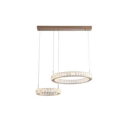 Zuma Line - LED-Hängeleuchte an Kabel LED/36W/230V Roségold