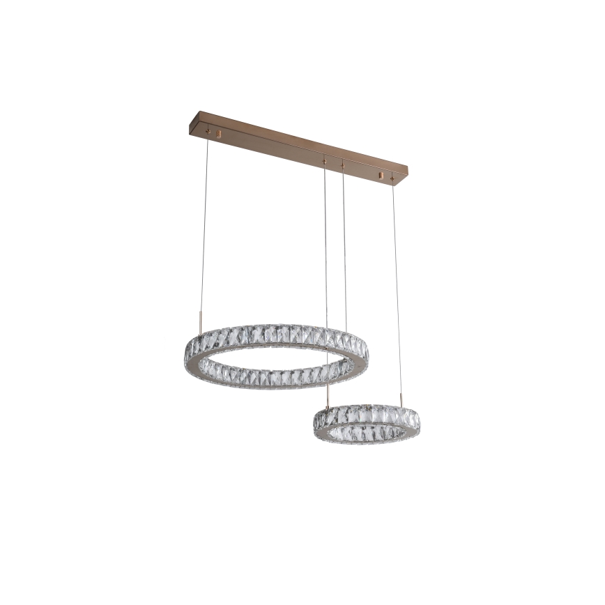 Zuma Line - LED-Hängeleuchte an Kabel LED/36W/230V Roségold