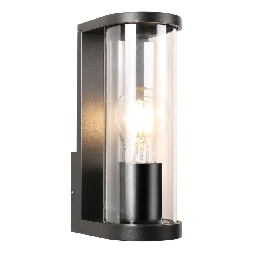 Zuma Line - Outdoor-Wandleuchte 1xE27/60W/230V IP44 schwarz