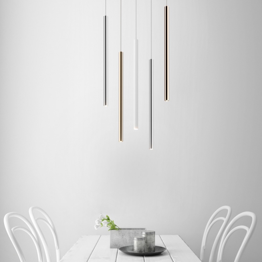 Zuma Line - LED Kronleuchter an Kabel LED/5W/230V schwarz glänzender Chrom