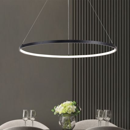 Zuma Line - LED-Pendelleuchte an Kabel LED/40W/230V 3000/4000/6000K Ø 90 cm schwarz
