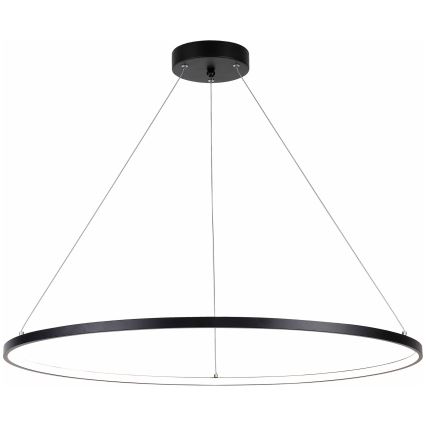 Zuma Line - LED-Pendelleuchte mit Seilabhängung LED/40W/230V 3000/4000/6000K Ø 90 cm schwarz