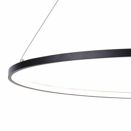 Zuma Line - LED-Pendelleuchte mit Seilabhängung LED/40W/230V 3000/4000/6000K Ø 90 cm schwarz