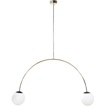 Zuma Line - Pendelleuchte mit Kabel 2xE14/10W/230V goldfarben