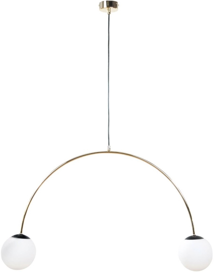 Zuma Line - Pendelleuchte mit Kabel 2xE14/10W/230V goldfarben