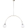 Zuma Line - Pendelleuchte mit Kabel 2xE14/10W/230V goldfarben