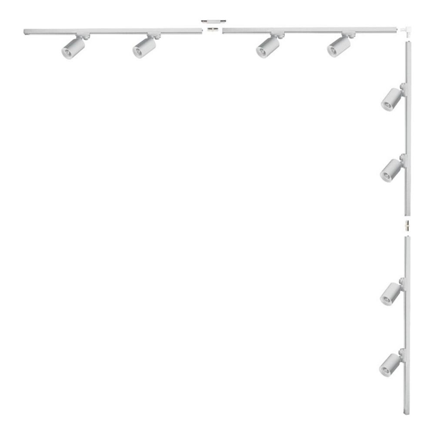 Zuma Line - Schienen-Spot 8x GU10/35 W/230 V, weiß