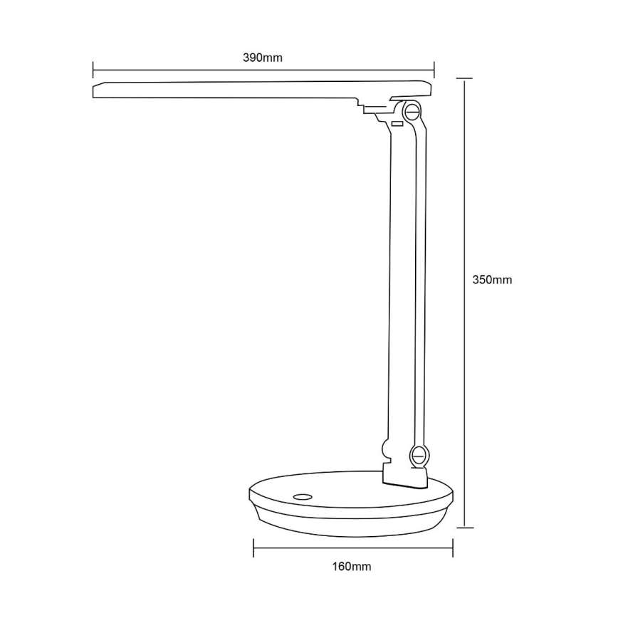 Zuma Line - LED Tischlampe LED/5W/230V 3000-6000K schwarz
