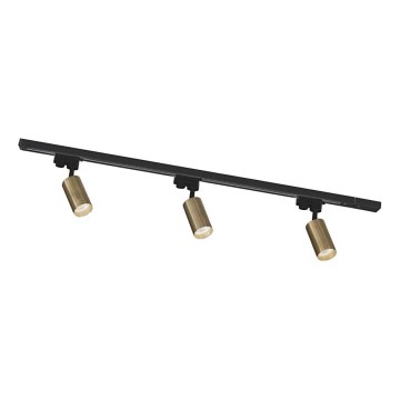 Zuma Line - Spot für Schienensystem 3xGU10/35W/230V schwarz/gold