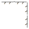 Zuma Line - Spot für Schienensystem, 8x GU10/35W/230V, schwarz/gold
