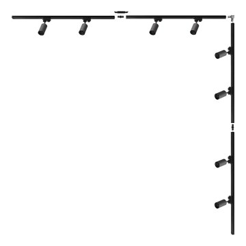Zuma Line - Spotleuchte für Schienensystem 8xGU10/35W/230V schwarz
