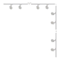 Zuma Line - Spotleuchte im Schienensystem 8xGU10/15W/230V weiß