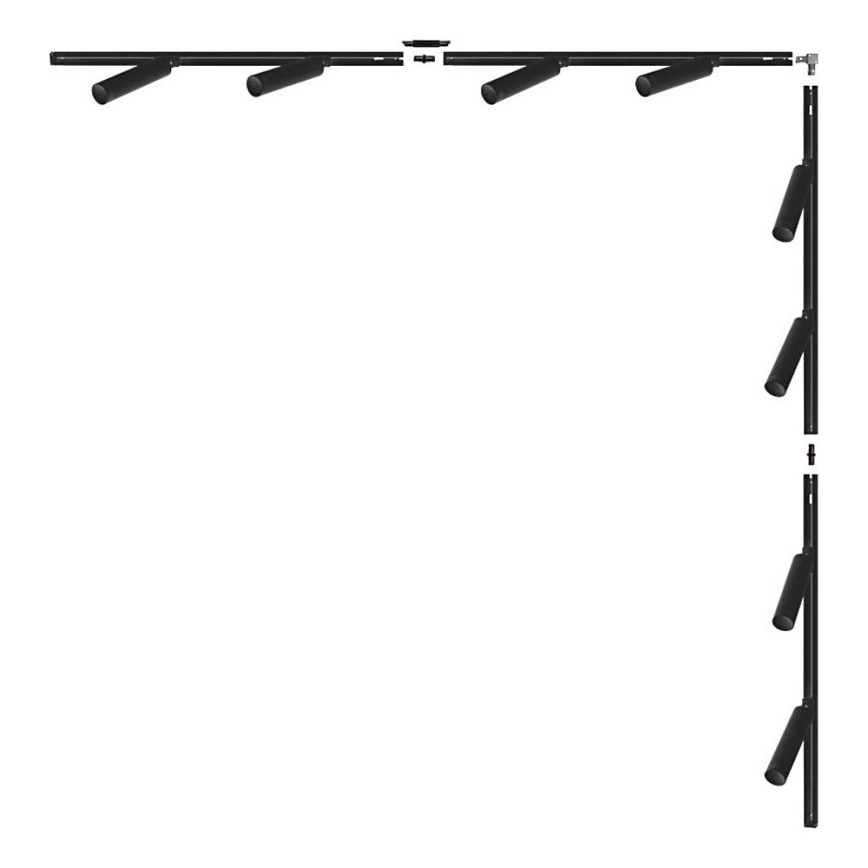 Zuma Line - Spotleuchte im Schienensystem 8xGU10/35W/230V schwarz