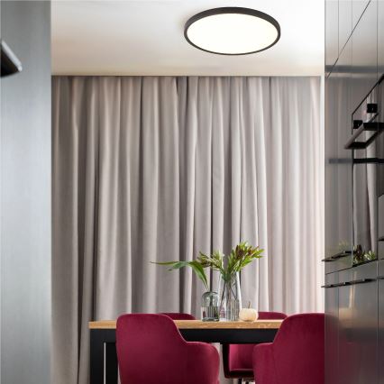 Zuma Line - LED-Deckenleuchte CAMI LED/36W/230V 3000/4000/6000K Ø 40 cm schwarz