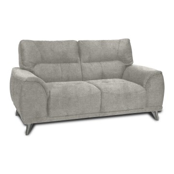 Zweisitzer-Sofa LIVORNO grau