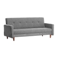 Zweisitzer-Sofa NARA, hellgrau