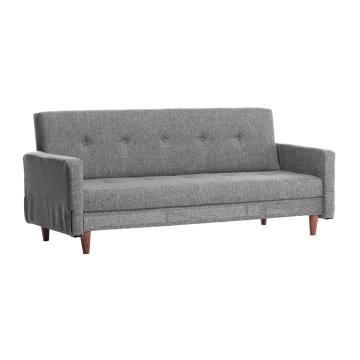 Zweisitzer-Sofa NARA, hellgrau