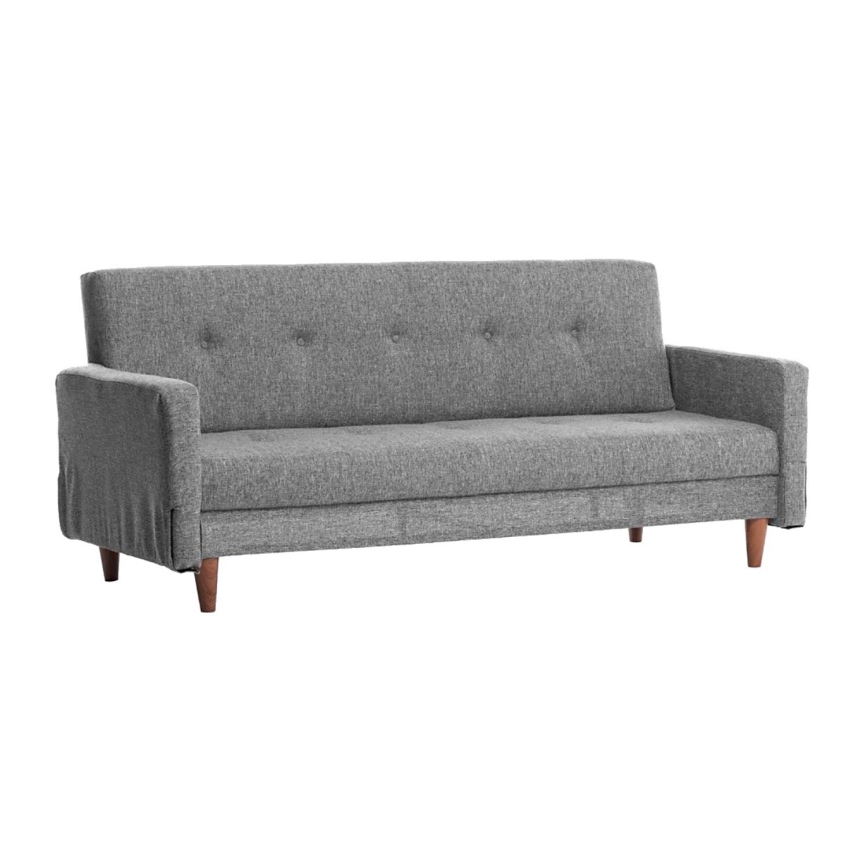 Zweisitzer-Sofa NARA, hellgrau