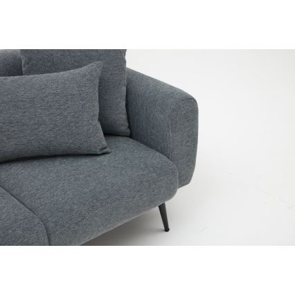 Zweisitzer-Sofa PISA, grau