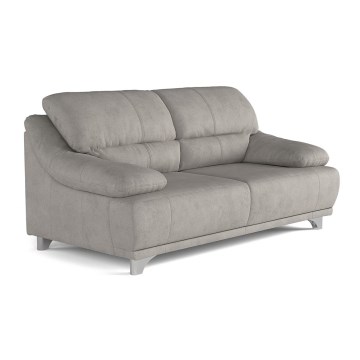 Zweisitzer-Sofa RIMINI hellgrau