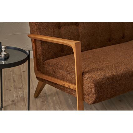 Zweisitzer-Sofa TUMI – Braun