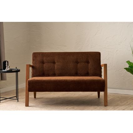 Zweisitzer-Sofa TUMI – Braun