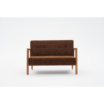 Zweisitzer-Sofa TUMI – Braun