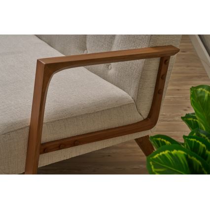 Zweisitzer-Sofa TUMI, cremefarben