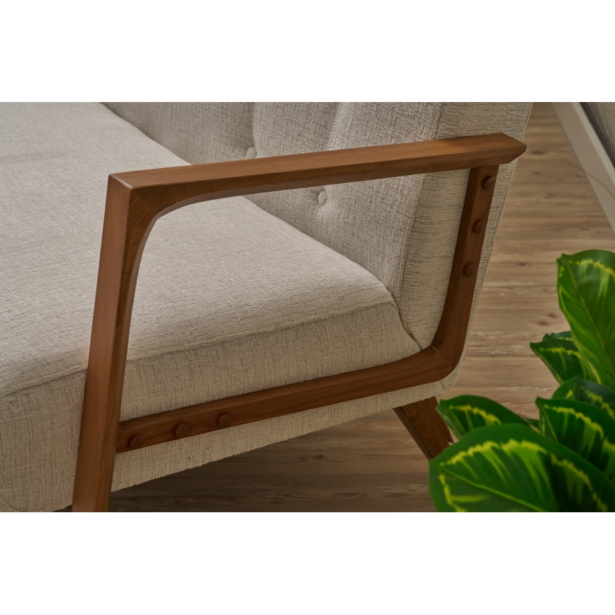 Zweisitzer-Sofa TUMI, cremefarben