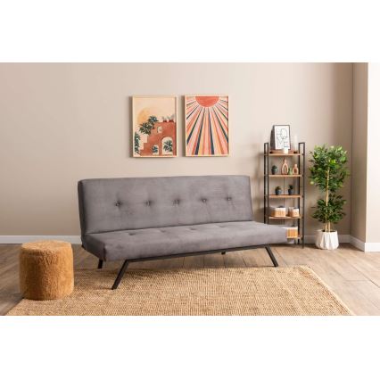 Zweisitziges Schlafsofa BAKU, grau