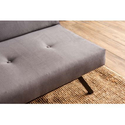 Zweisitziges Schlafsofa BAKU, grau