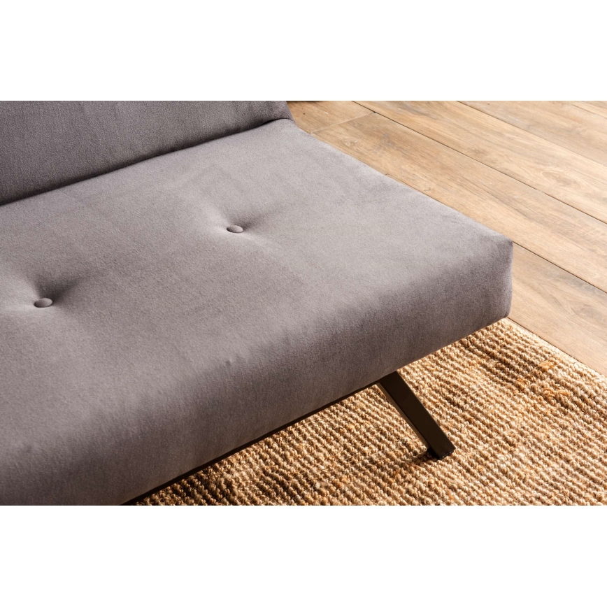 Zweisitziges Schlafsofa BAKU, grau