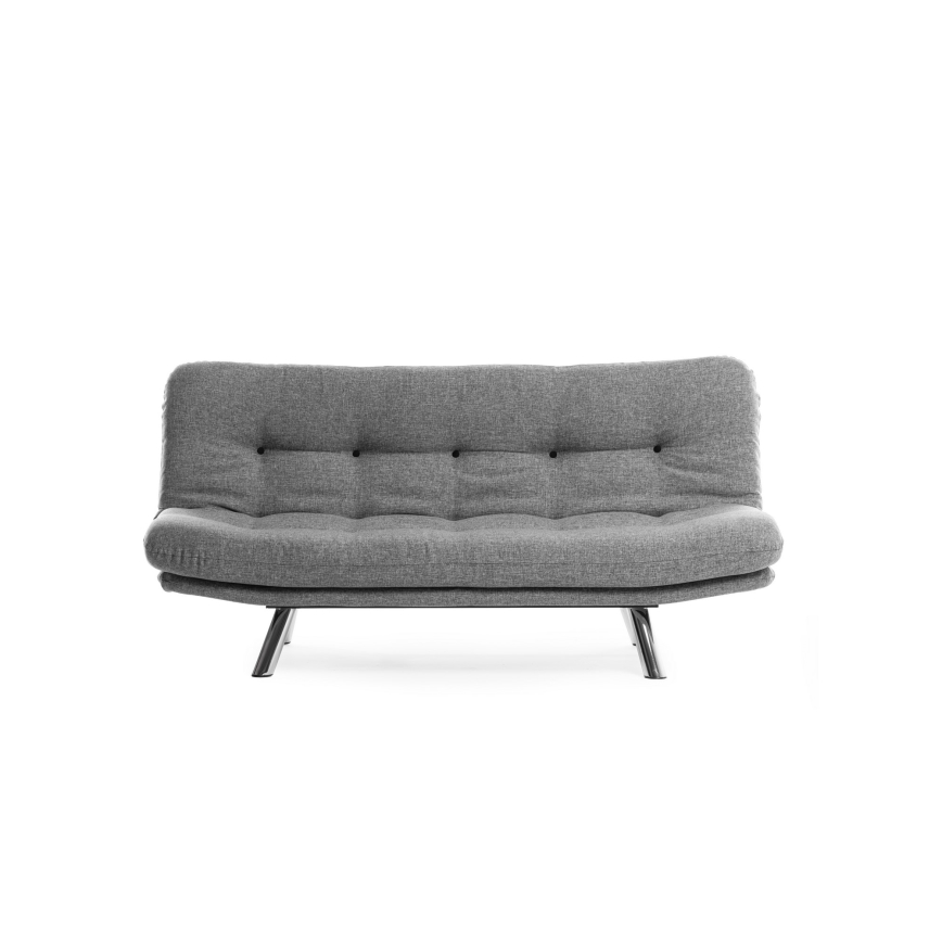 Zweisitziges Schlafsofa BINA, hellgrau