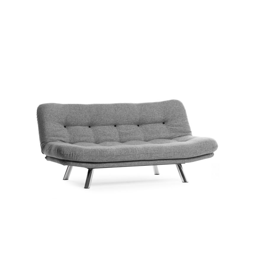 Zweisitziges Schlafsofa BINA, hellgrau