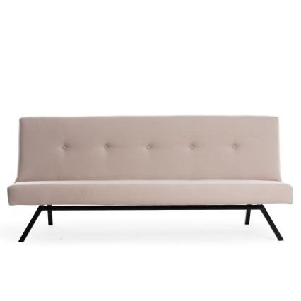 Zweisitziges Sofa LOKO in Creme/Beige