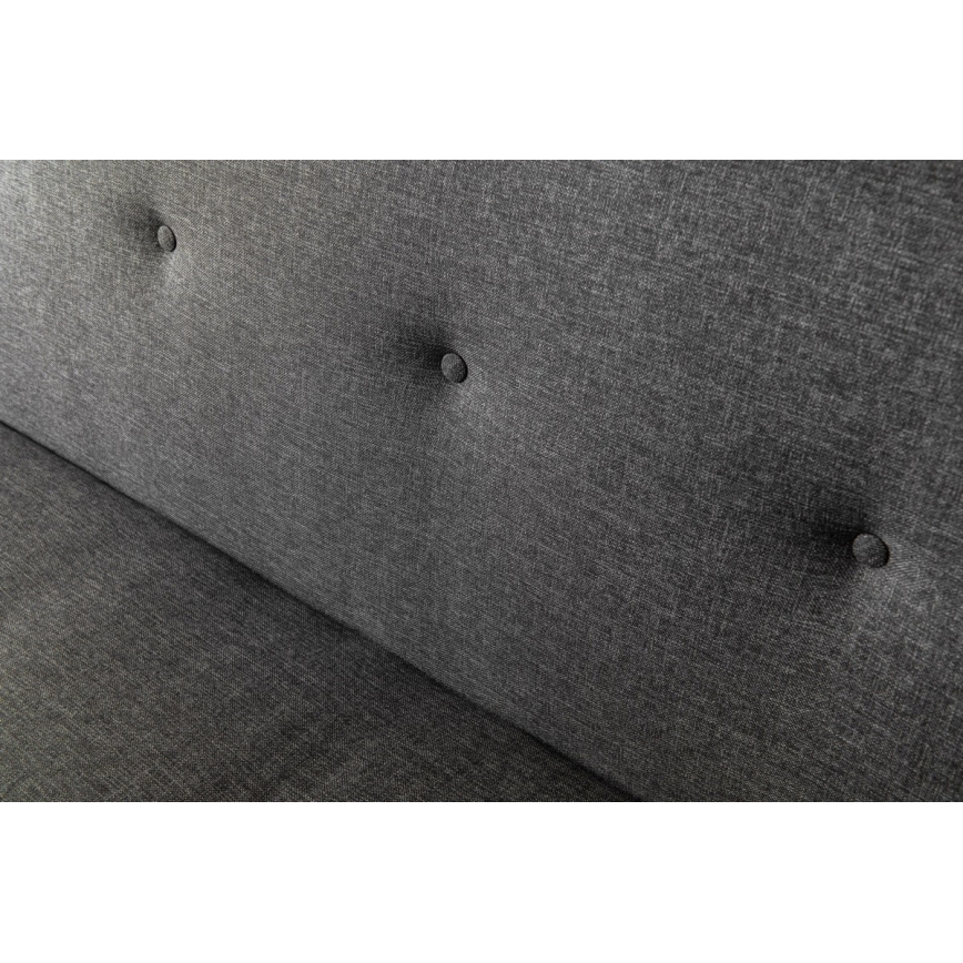 Zweisitziges Sofa LOKO in Dunkelgrau